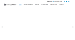Desktop Screenshot of cohenandkrass.com
